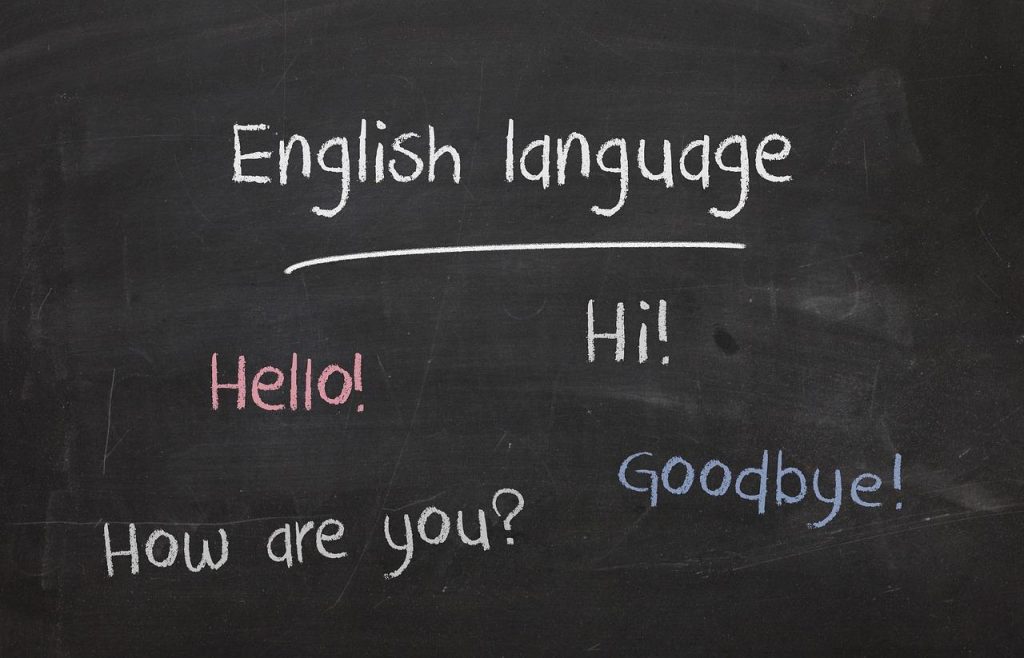 Illustratie over Engels leren met voorbeelden van wereldwijde communicatie, professionele kansen en culturele mogelijkheden